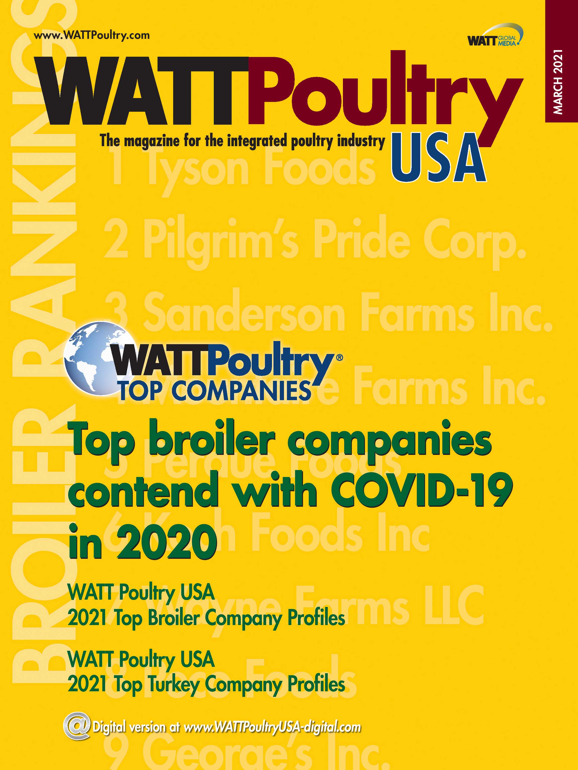 Poultry USA - March 2021 - page Cover